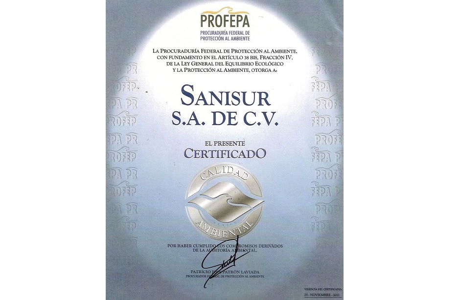 CERTIFICADO-PROFEPA-2009-2011-940px